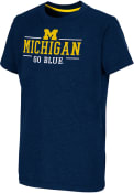 Michigan Wolverines Youth Colosseum Toontown T-Shirt - Navy Blue