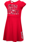 Ohio State Buckeyes Toddler Girls Colosseum Merry Go Round Dresses - Red