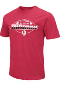 Indiana Hoosiers Colosseum Football Schedule T Shirt - Crimson