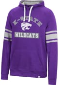 Colosseum Mens Purple K-State Wildcats Your Opinion Man Hooded Sweatshirt