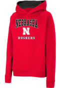 Nebraska Cornhuskers Youth Colosseum Number 1 Hooded Sweatshirt - Red