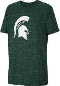 Michigan State Spartans Youth Colosseum Knobby Primary Logo T-Shirt - Green