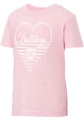 Butler Bulldogs Girls Colosseum Knobby Heart T-Shirt - Pink