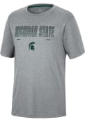 Michigan State Spartans Youth Colosseum High Pressure T-Shirt - Charcoal