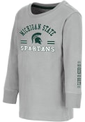Michigan State Spartans Toddler Colosseum Roof Top T-Shirt - Grey
