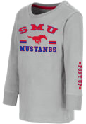 SMU Mustangs Toddler Colosseum Roof Top T-Shirt - Grey