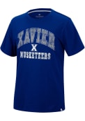 Xavier Musketeers Colosseum Nice Marmot T Shirt - Navy Blue