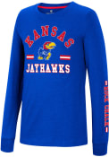 Kansas Jayhawks Youth Colosseum Roof T-Shirt - Blue