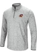Central Michigan Chippewas Colosseum Sprint 1/4 Zip Pullover - Grey
