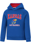 Kansas Jayhawks Toddler Colosseum Chimney Hooded Sweatshirt - Blue