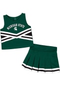 Michigan State Spartans Toddler Girls Colosseum Carousel Cheer - Green