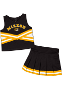 Missouri Tigers Toddler Girls Colosseum Carousel Cheer - Black