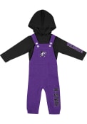 Colosseum Infant Purple K-State Wildcats Chim Chim Top and Bottom