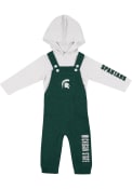 Michigan State Spartans Infant Colosseum Chim Chim Top and Bottom - Green