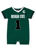 Michigan State Spartans Baby Colosseum Magical Jersey One Piece - Green