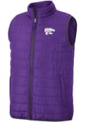 Colosseum Mens Purple K-State Wildcats Membership Puffer Vest