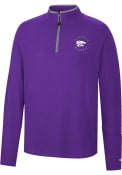 K-State Wildcats Colosseum Spaulding 1/4 Zip Pullover - Purple