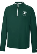 Michigan State Spartans Colosseum Spaulding 1/4 Zip Pullover - Green