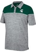 Michigan State Spartans Colosseum Birdie Polo Shirt - Grey