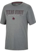 Texas State Bobcats Colosseum High Pressure T Shirt - Charcoal