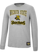 Wichita State Shockers Colosseum Hey Everyone T Shirt - Grey