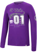 Colosseum Mens Purple K-State Wildcats Before Electricity Fashion T Shirt