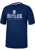 Butler Bulldogs Colosseum McFiddish T Shirt - Navy Blue