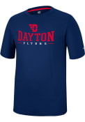 Dayton Flyers Colosseum McFiddish T Shirt - Navy Blue