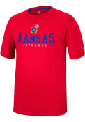 Kansas Jayhawks Colosseum McFiddish T Shirt - Red