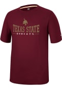 Texas State Bobcats Colosseum McFiddish T Shirt - Maroon