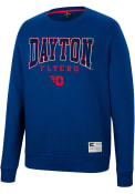 Dayton Flyers Colosseum Scholarship Fleece Crew Sweatshirt - Navy Blue