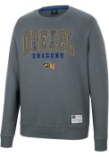 Drexel Dragons Colosseum Scholarship Fleece Crew Sweatshirt - Charcoal