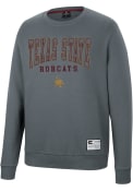 Texas State Bobcats Colosseum Scholarship Fleece Crew Sweatshirt - Charcoal