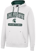 Michigan State Spartans Colosseum Scholarship Fleece Hooded Sweatshirt - White