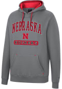 Nebraska Cornhuskers Colosseum Scholarship Fleece Hooded Sweatshirt - Charcoal