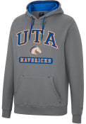 UTA Mavericks Colosseum Scholarship Fleece Hooded Sweatshirt - Charcoal