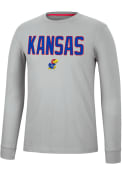 Kansas Jayhawks Colosseum Spackler T Shirt - Grey