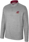 Central Michigan Chippewas Colosseum Chase 1/4 Zip Pullover - Grey