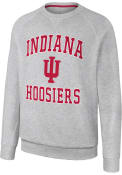 Indiana Hoosiers Colosseum Reggie Crew Sweatshirt - Grey