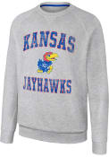 Kansas Jayhawks Colosseum Reggie Crew Sweatshirt - Grey