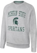 Michigan State Spartans Colosseum Reggie Crew Sweatshirt - Grey