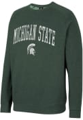 Michigan State Spartans Colosseum Parsons Crew Sweatshirt - Green