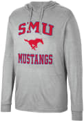 SMU Mustangs Colosseum Collin Hooded Sweatshirt - Grey