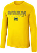 Michigan Wolverines Colosseum Messi T-Shirt - Yellow