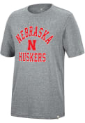 Nebraska Cornhuskers Colosseum Trout Fashion T Shirt - Grey