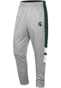 Michigan State Spartans Colosseum Bushwood Fleece Pants - Grey