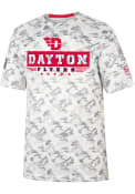 Dayton Flyers Colosseum Storm Shadow Camo T Shirt - Grey
