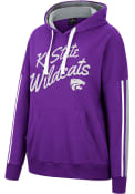 K-State Wildcats Womens Colosseum Serena Hooded Sweatshirt - Purple