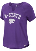 K-State Wildcats Purple Earth First Colosseum Short Sleeve T-Shirt