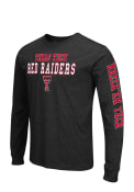 Colosseum Texas Tech Red Raiders Black Game Changer Long Sleeve T-Shirt